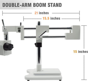 ZTEEERS auxiliary lenses expand viewing range for larger specimens.
