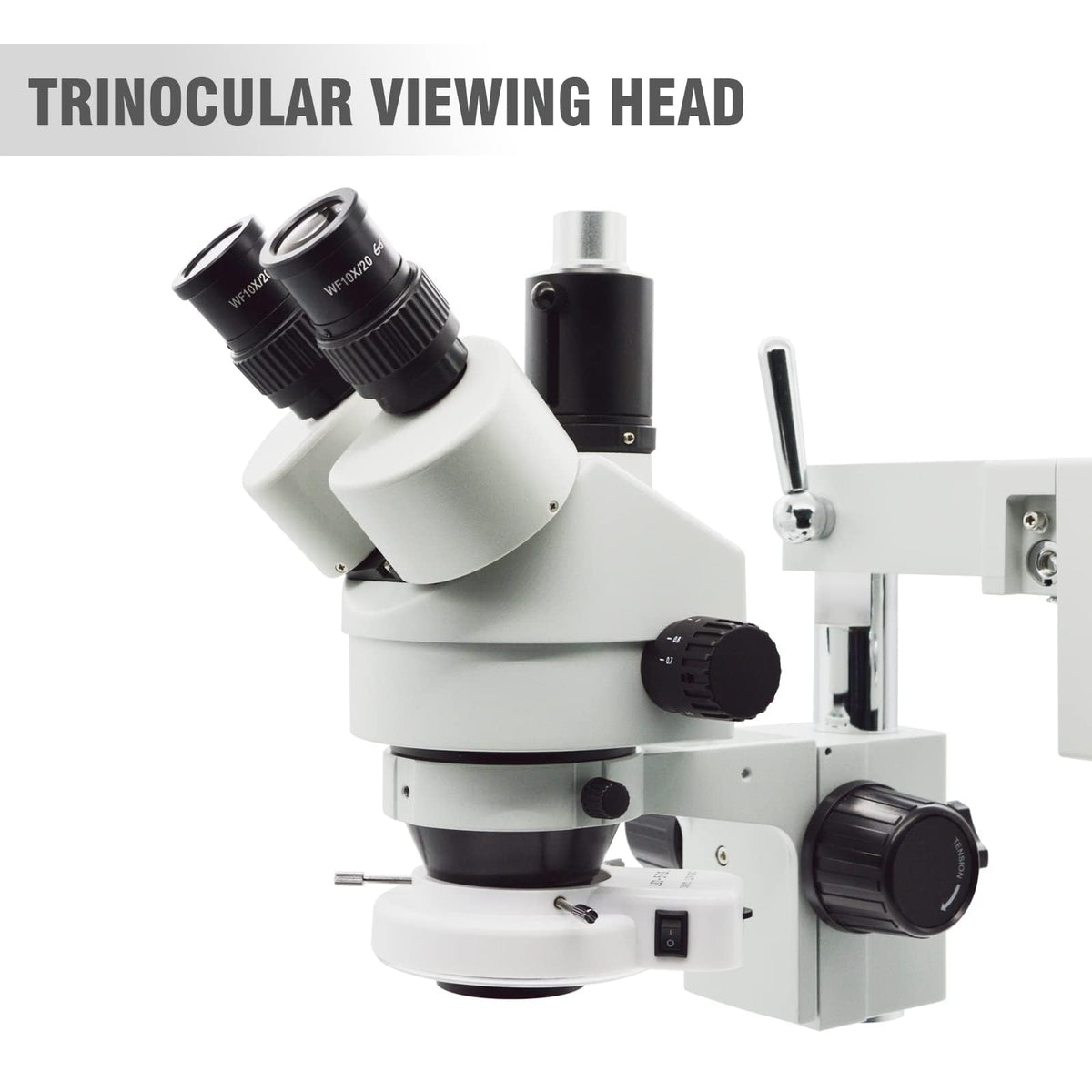 ZTEEERS zoom objective highlights broad magnification from macro to close-up details.