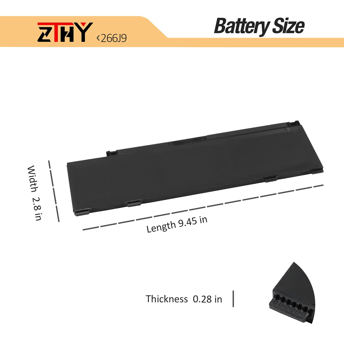 ZTHY battery on a home workstation illustrating dependable portable power