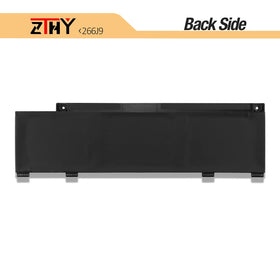 ZTHY battery next to ruler for scale showing correct dimensions and fitment