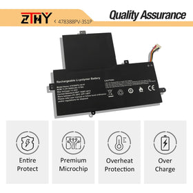 ZTHY battery beside ruler showing compact size and accurate dimensions
