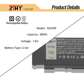 ZTHY 4GVMP label detail with part numbers for easy compatibility check