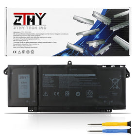ZTHY front view of replacement battery showing clean housing and fit benefits