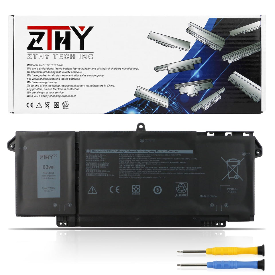 ZTHY front view of replacement battery showing clean housing and fit benefits