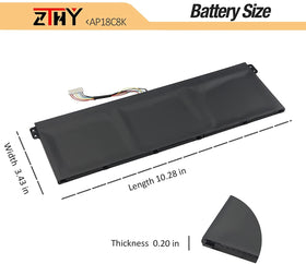 ZTHY battery on desk with laptop showing mobile productivity benefit
