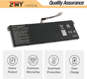 ZTHY battery installed in Acer Aspire 5 demonstrating restored mobility benefit