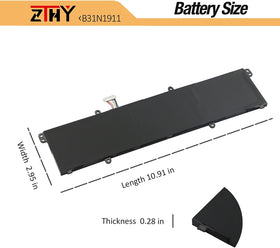 ZTHY battery in workspace setup showing replacement battery improving uptime