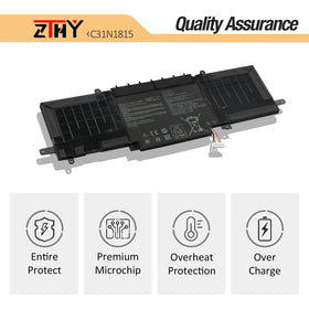 ZTHY battery installed in UX333 laptop restoring mobility and full functionality