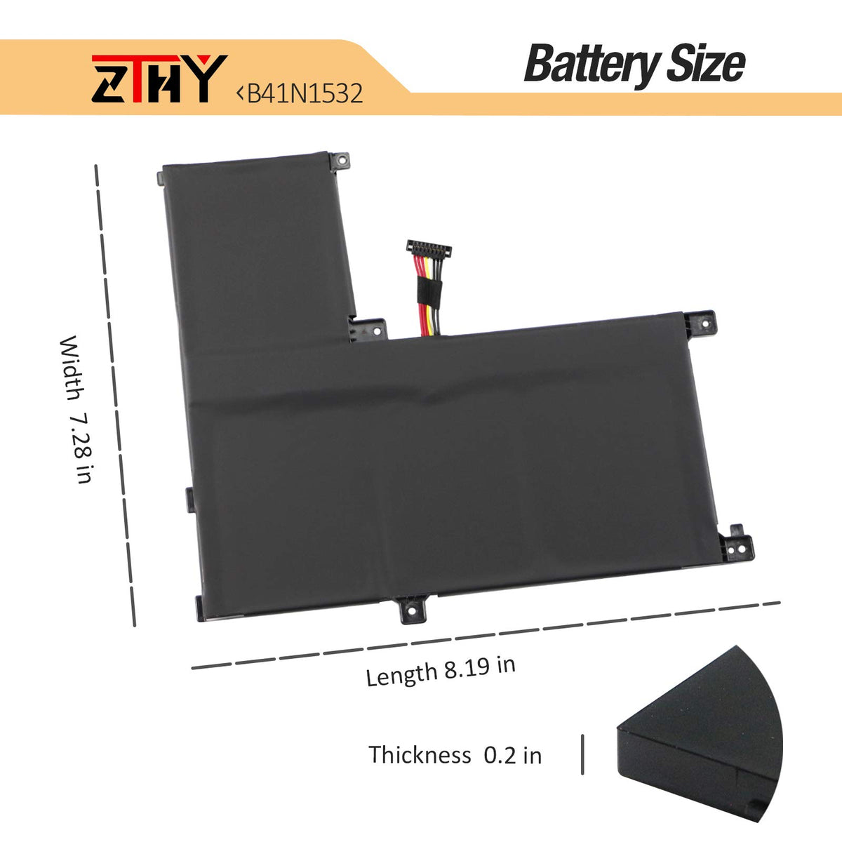 ZTHY battery in a workspace scene showing reliable power for productivity