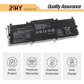 ZTHY installed in ASUS UX331 laptop demonstrating restored power and fit