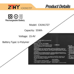 ZTHY label and specs image highlighting voltage and capacity details