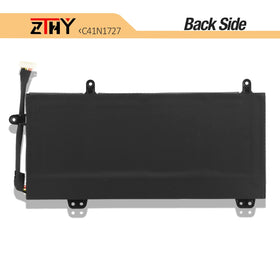 ZTHY battery next to ruler showing exact dimensions for sizing clarity