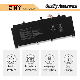 ZTHY capacity label detail showing 15.48V 62Wh for correct specification match