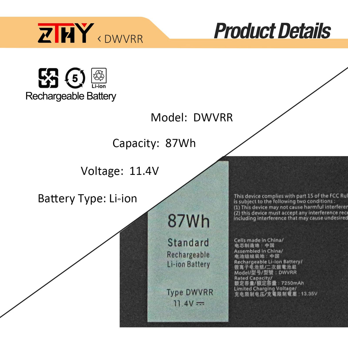 ZTHY DWVRR connector detail highlighting secure connection benefit
