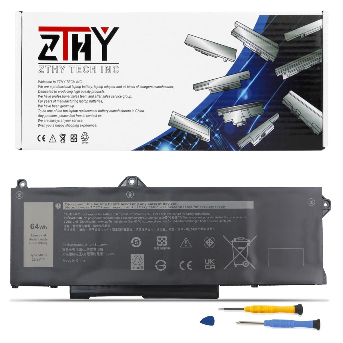 ZTHY GRT01 front label showing model and voltage for easy verification and fit