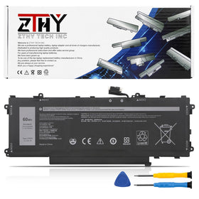 ZTHY GT6TK battery front view with 60Wh capacity for all-day power