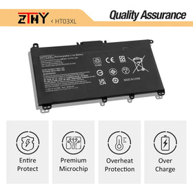 ZTHY HT03XL battery in pack, factory-new and ready for installation