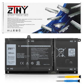 ZTHY JK6Y6 40Wh battery installed in Dell Latitude 3410, ready for reliable productivity