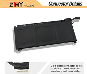 ZTHY PG06XL installed in HP Omen with improved runtime