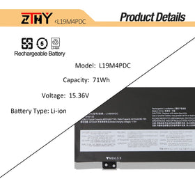 ZTHY side profile highlighting connector and thickness, ensures correct physical fit