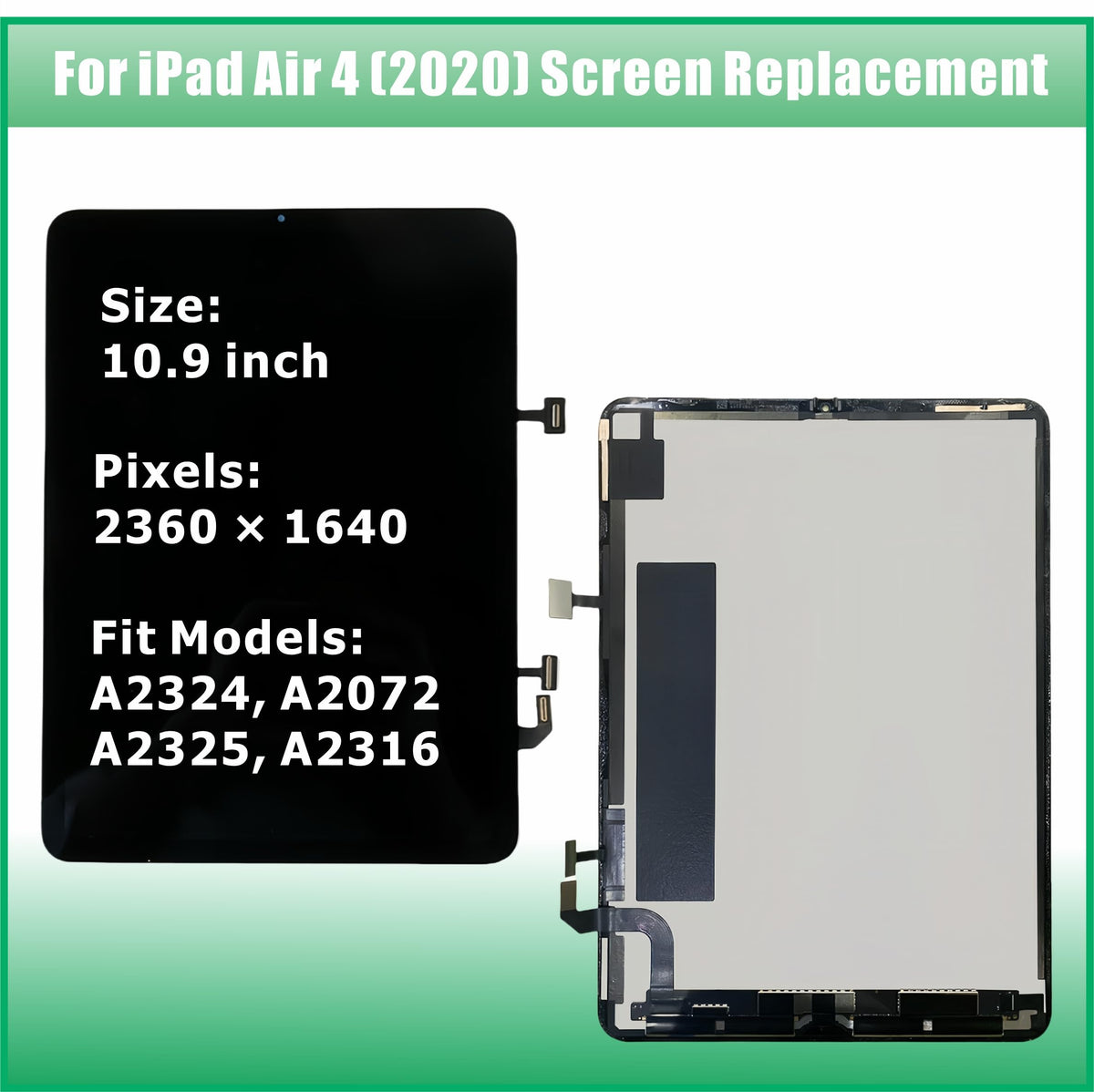 ZTR iPad Air 4 LCD side-view showing slim profile and fit