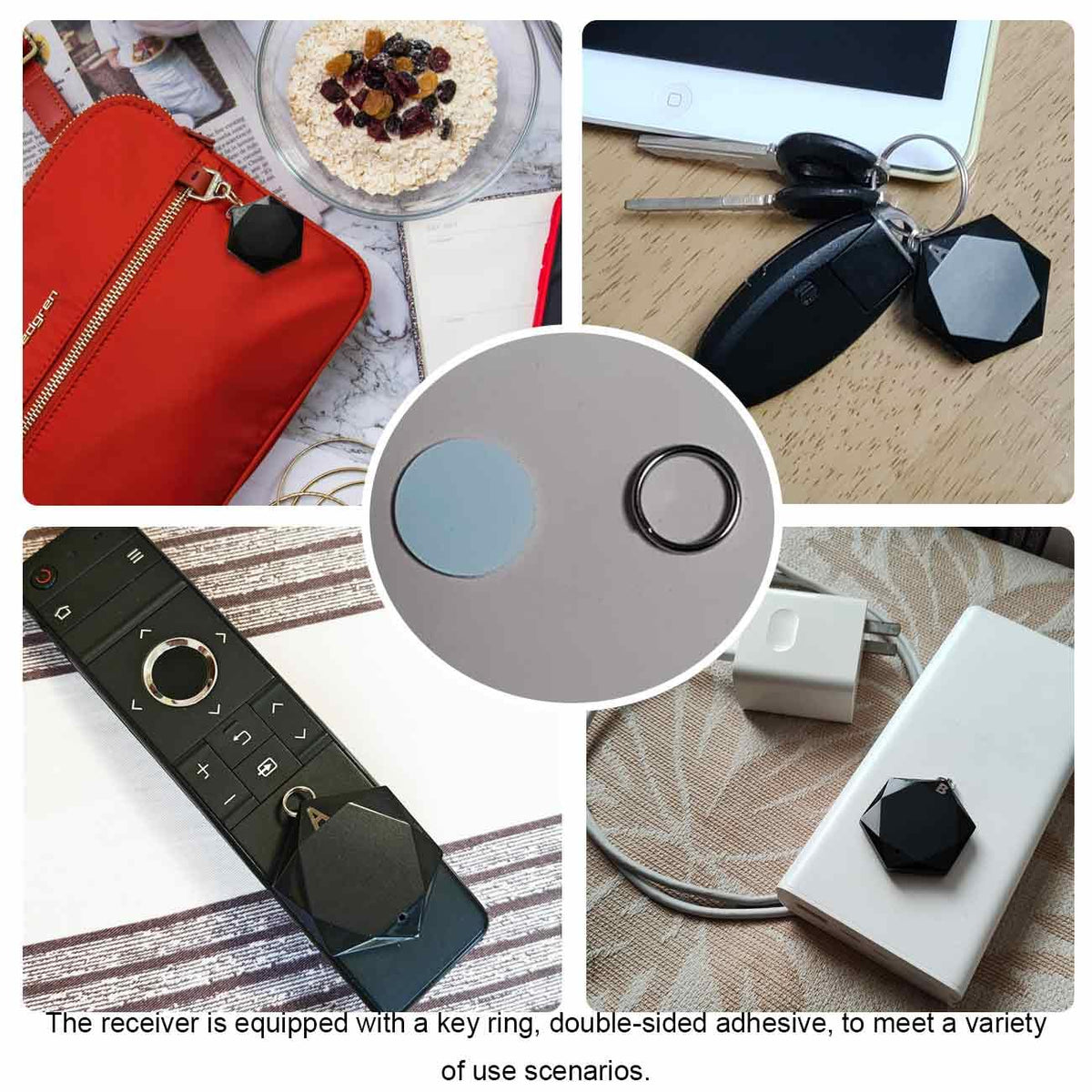 ZTSAZG remote finder helps locate purses or bags from 120 feet away.