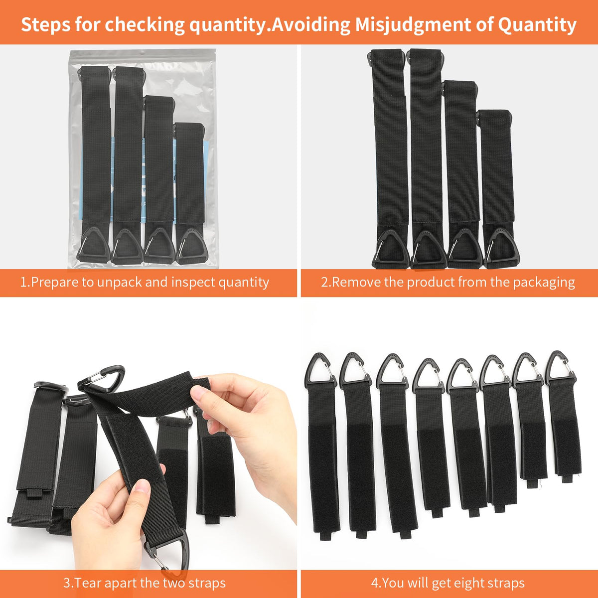 ZTSXLLIM 8-pack includes mixed sizes for versatile cord storage.