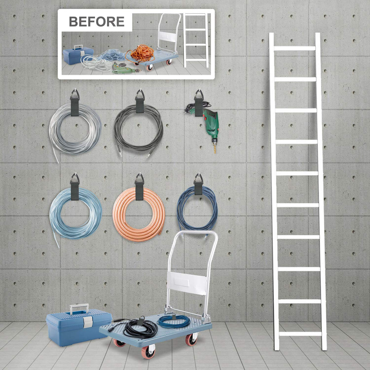 ZTSXLLIM heavy-duty nylon strap ready for repeated use.