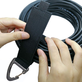 ZTSXLLIM keeps washer and garden hoses neatly coiled.