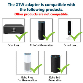 ZTTXL Echo 2nd-gen adapter plugged in for stable power