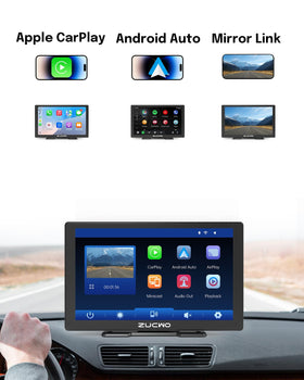 ZUCWO 4K front dash cam module, captures high-resolution road footage
