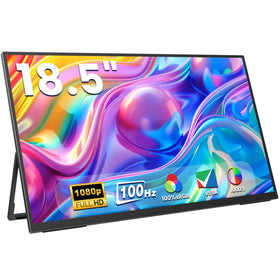 ZUCWO front view showing 18.5-inch 1080p screen and vivid colors for clear viewing