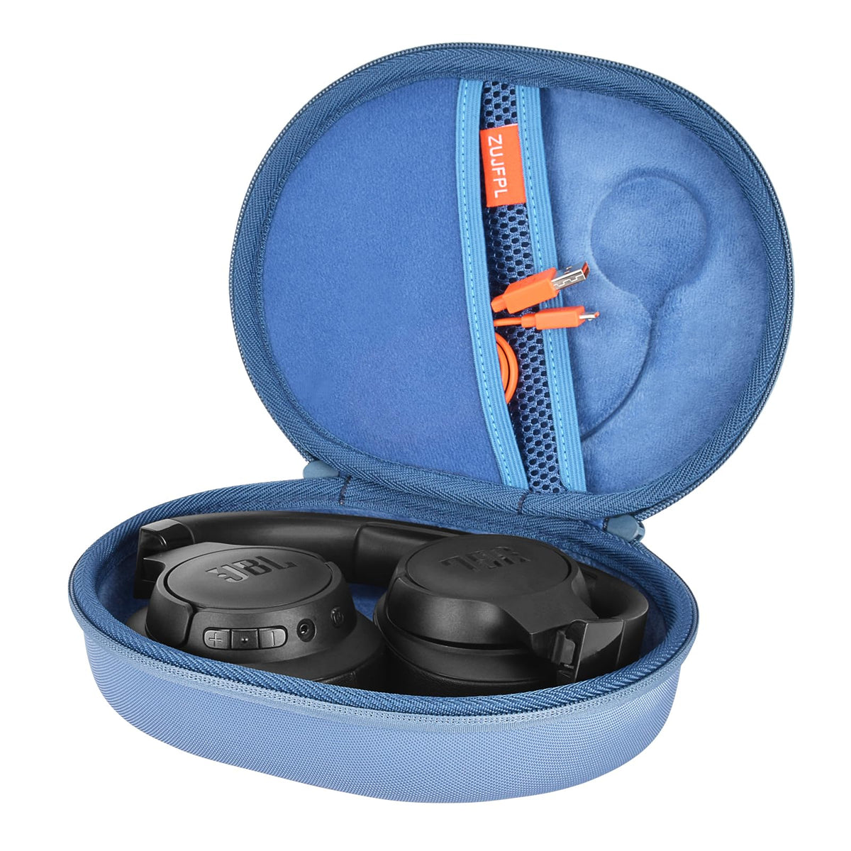 ZUJFPL front view blue case showing durable protection and compact shape