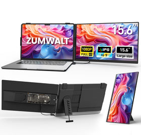 Zumwalt 15-6-inch laptop screen extender enables a second monitor for increased productivity.