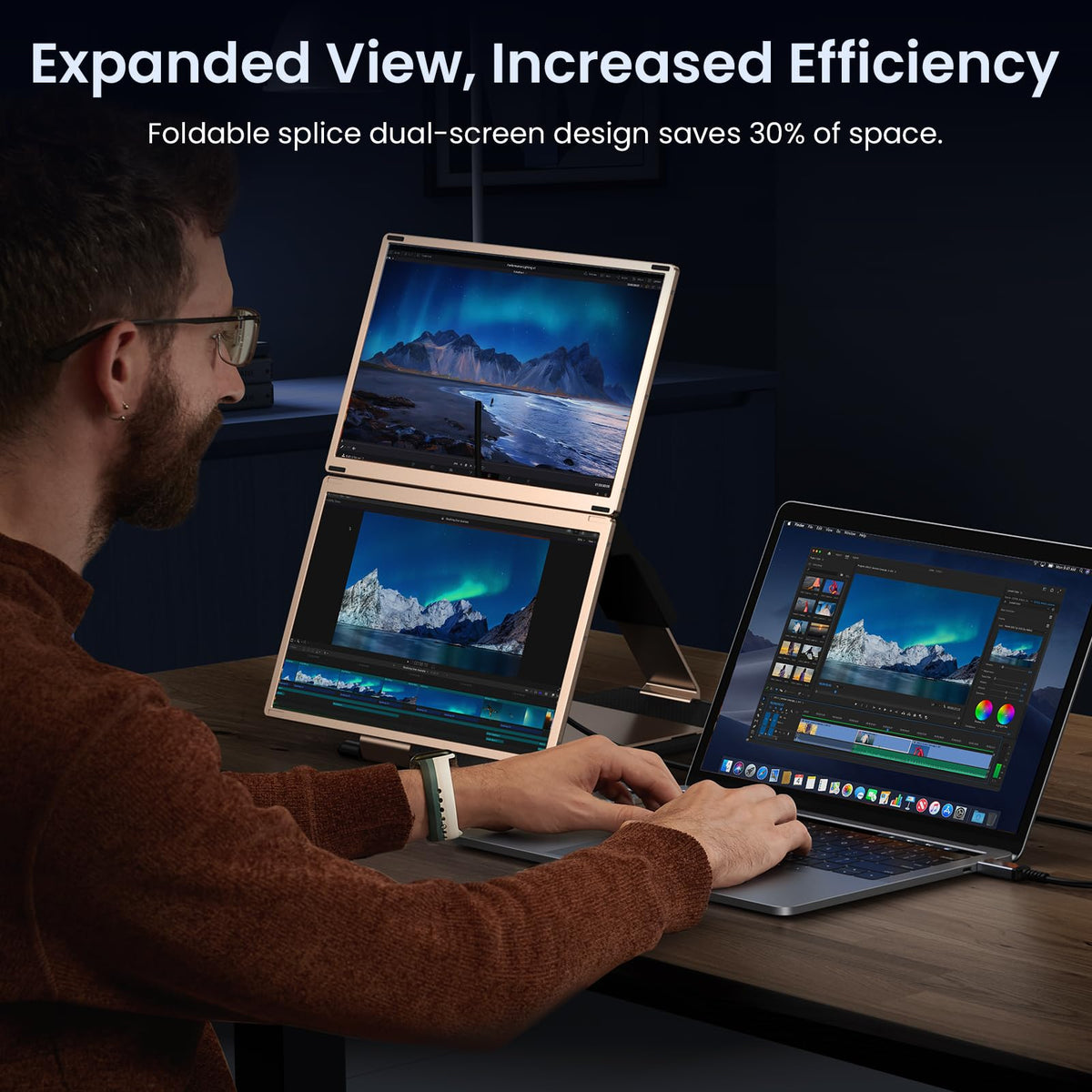 Zumwalt flicker-free technology reduces eye strain during use
