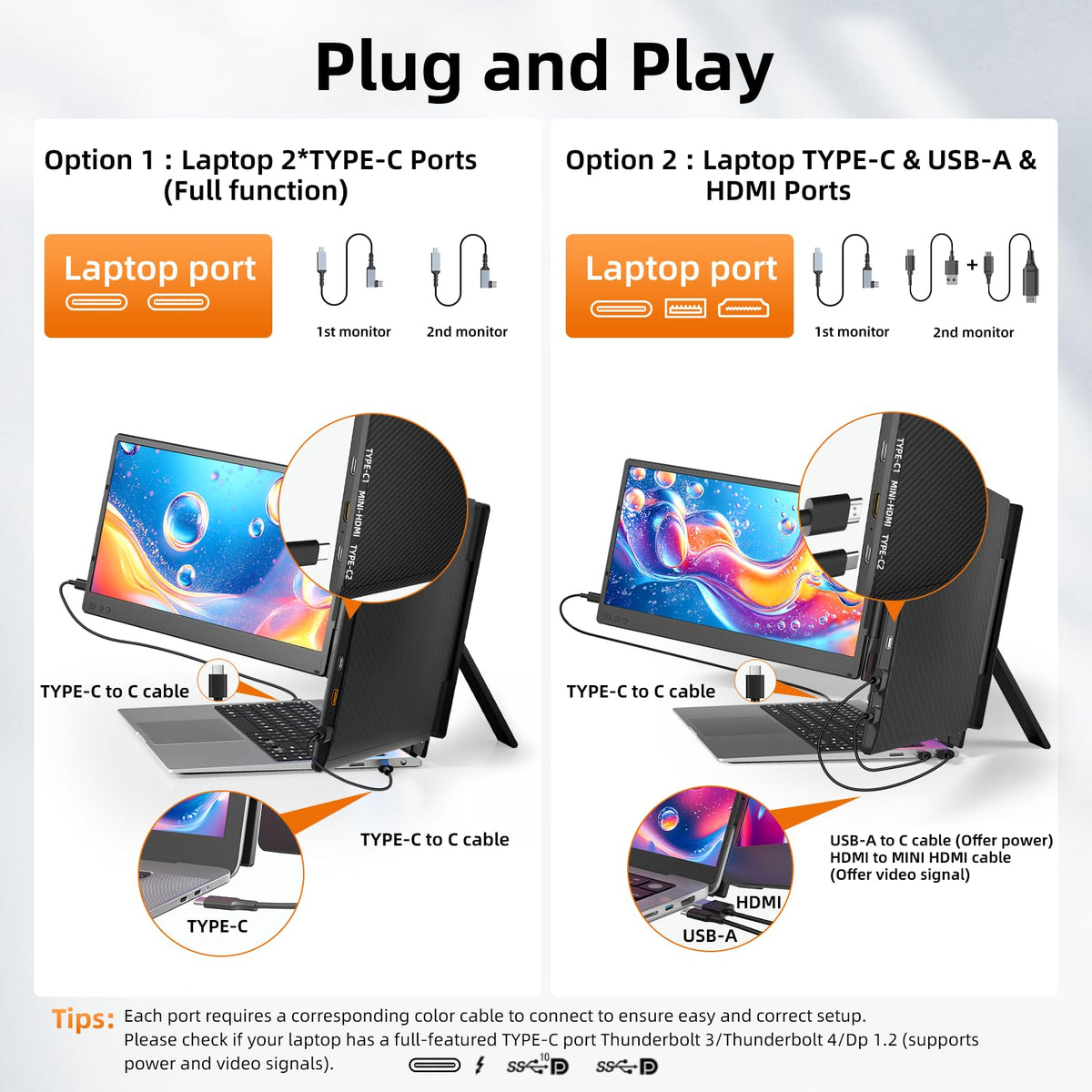 zumwalt-magnetic-dual-screen-protector protects portable setup during travel.