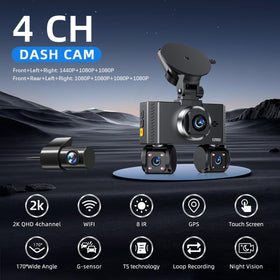 Zunfly 360 view interior cameras monitor cabin activity with clarity.