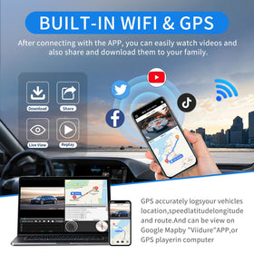 Zunfly IPS touchscreen lets you control playback and settings easily.