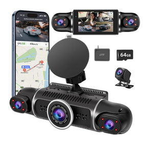 Zunfly W2 front dash cam delivers wide road coverage.