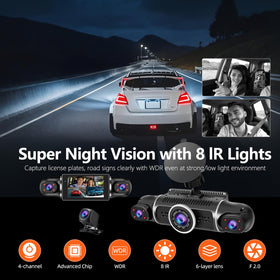 Zunfly W2 night vision with IR lamps for dark conditions.