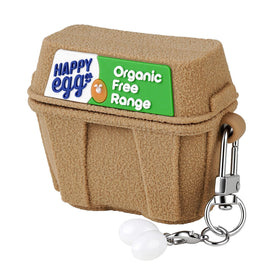 ZURCAS egg box case clipped to backpack adding personality and safety