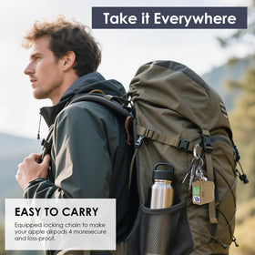 ZURCAS case in hand illustrating compact size and easy portability