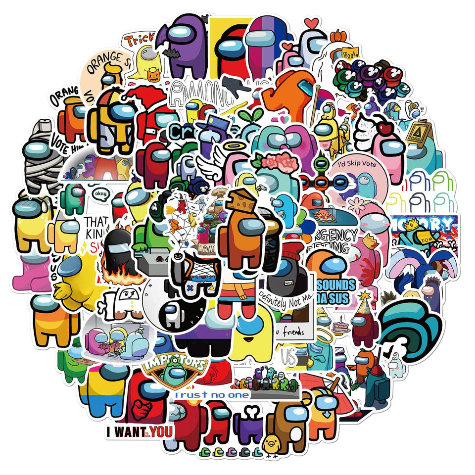 Zutena game stickers on a water bottle add color with durable waterproof flair