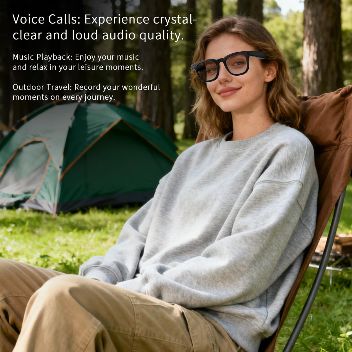 Zuzupord lightweight 42g frame with detachable lenses for comfort