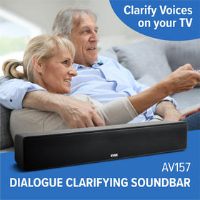 ZVOX Supervoice mode reduces background noise for focused listening.