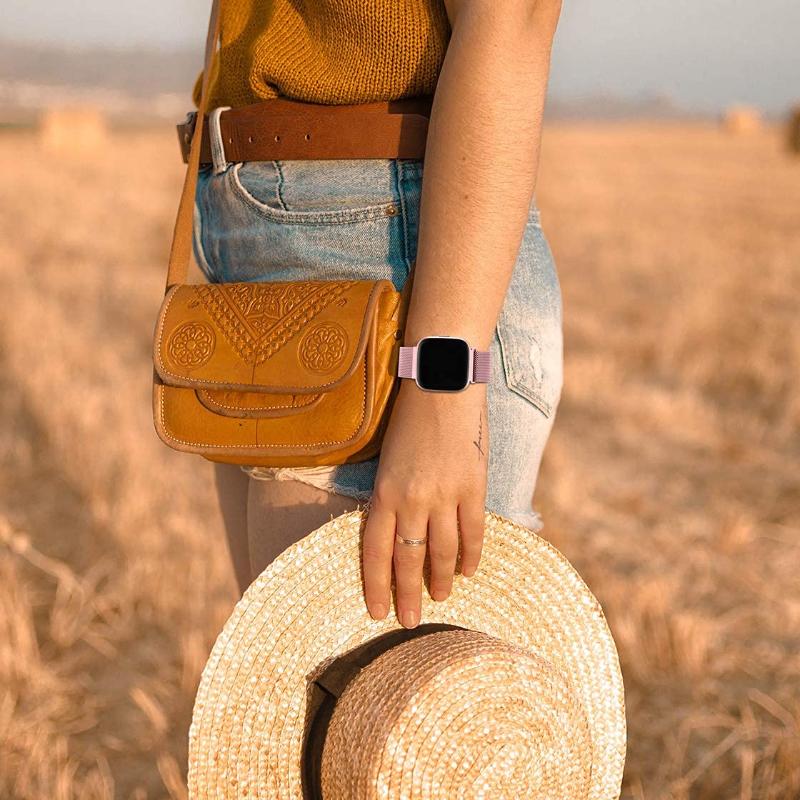 ZWGKKYGYH large-size Versa band fits 6.7 to 9.0 inch wrists