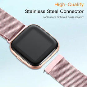 ZWGKKYGYH metal mesh band closeup highlights refined texture for daily wear