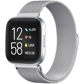 ZWGKKYGYH Versa band silver large for secure, comfortable all-day wear.