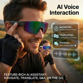 ZWJ sunglasses provide real-time translation for on-the-go conversations.
