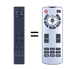 ZWP front view of remote showing full button set and easy control